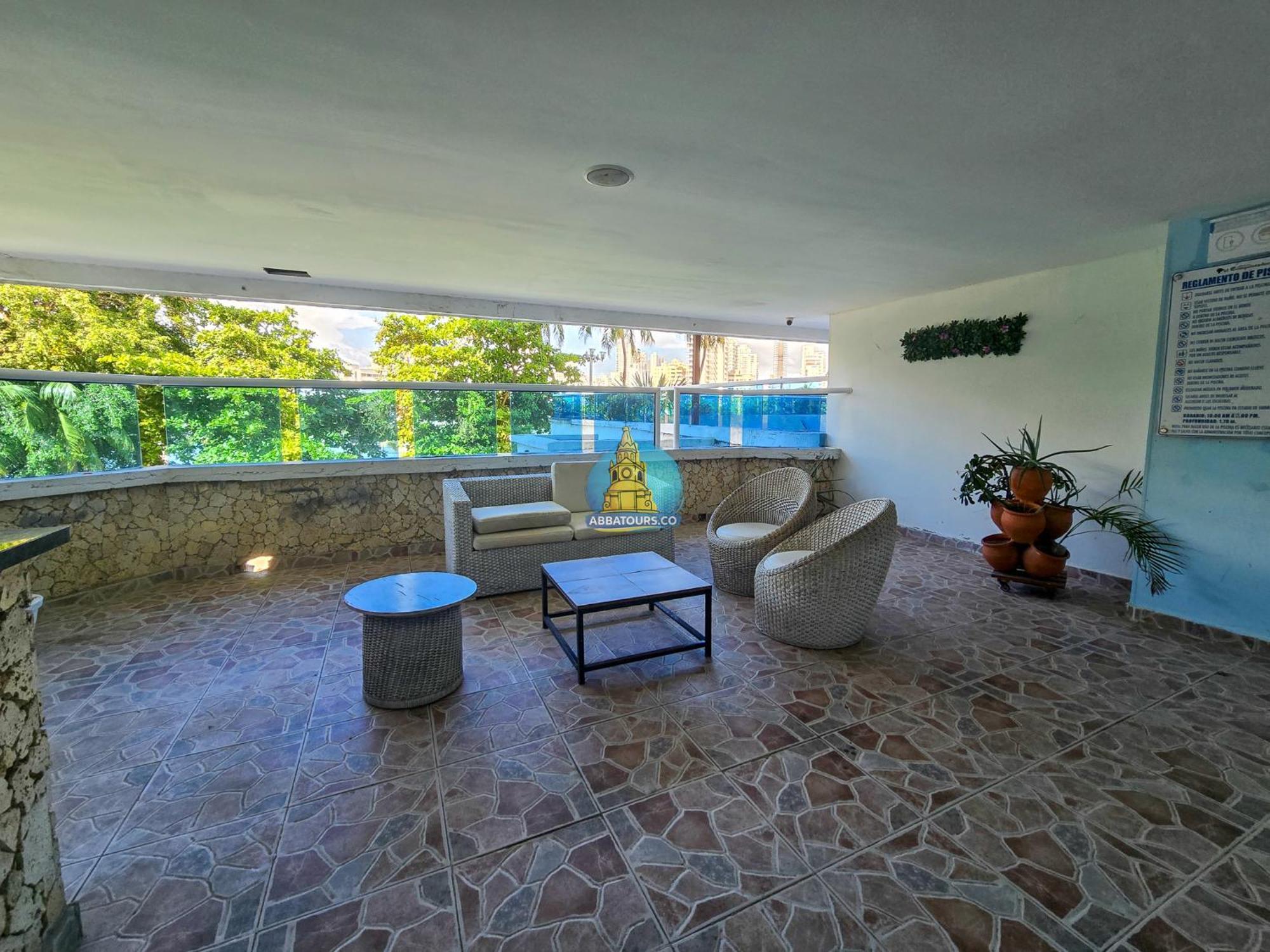 Con Balcón Y Vista Al Mar Apartamento Cartagena